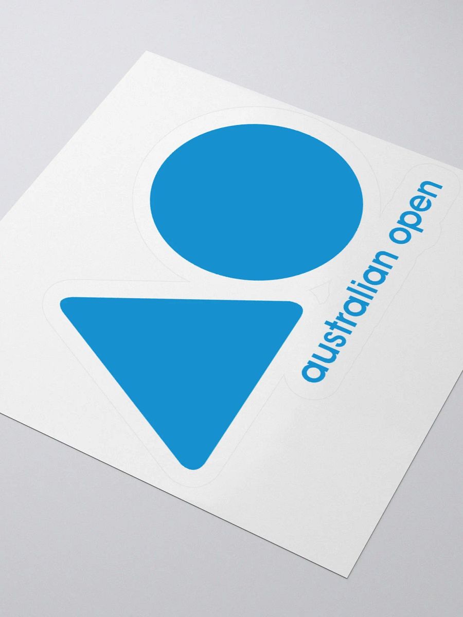 Australian Open Minimalist Sticker Set product image (9)