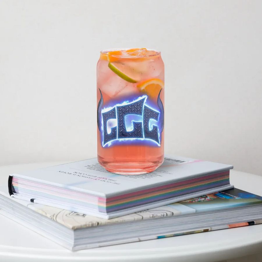 GGG Fire Logo Glass Jar product image (34)