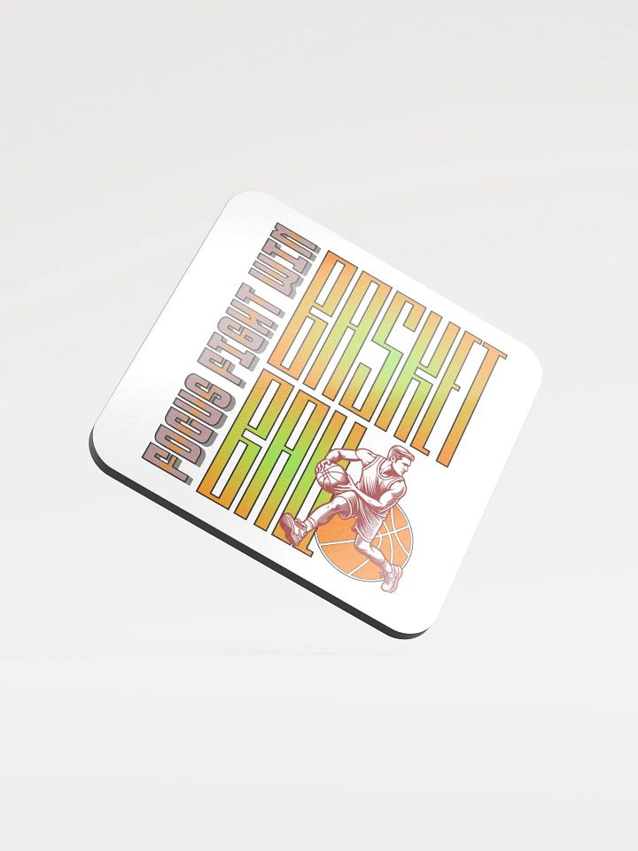 Focus Fight Win Basketball Coaster Set product image (1)