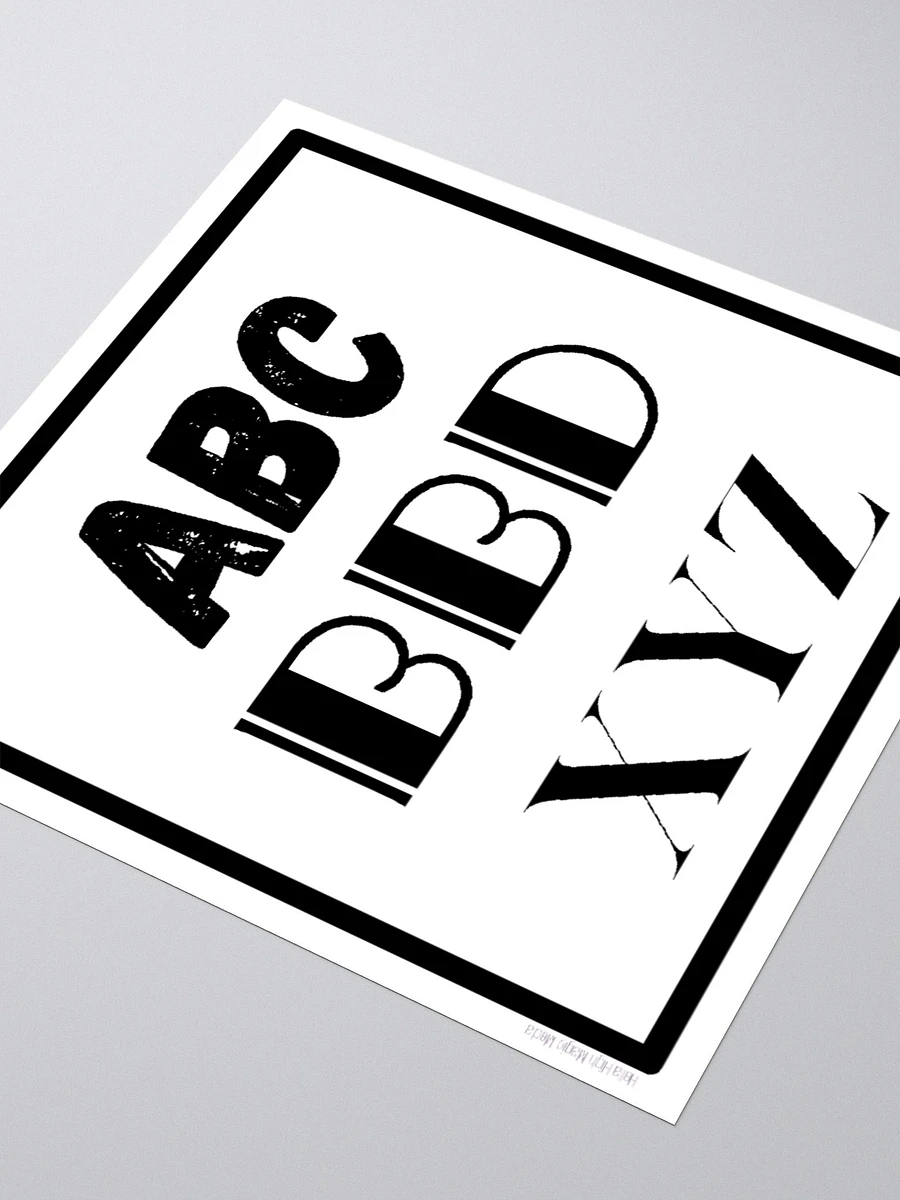 ABCBBDXYZ IFYKYK! Sticker product image (3)