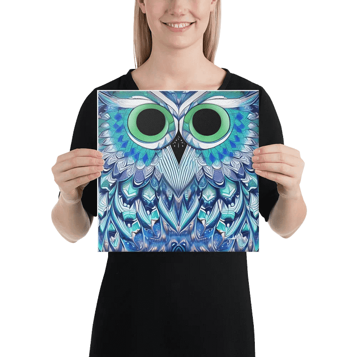 Fantasy Fractal Owl Art - v2 product image (2)