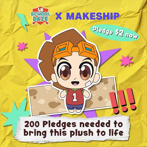 Go Go Vanness Burrito Plushie!!!
We have 10 days to make this real!
You can help by tagging friends and spreading the word.

...