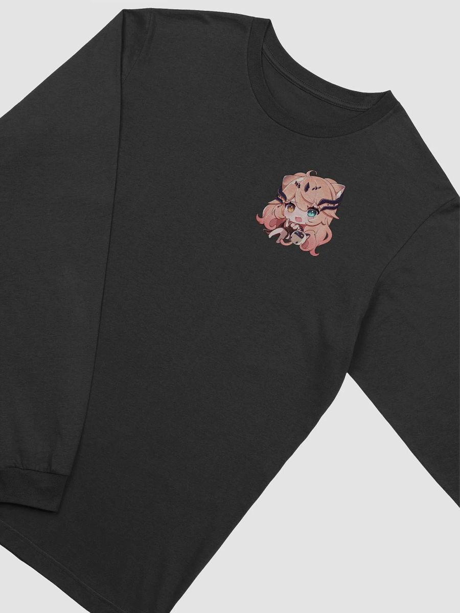 Chibi Evil Peach Unisex Longsleeve Tee product image (3)