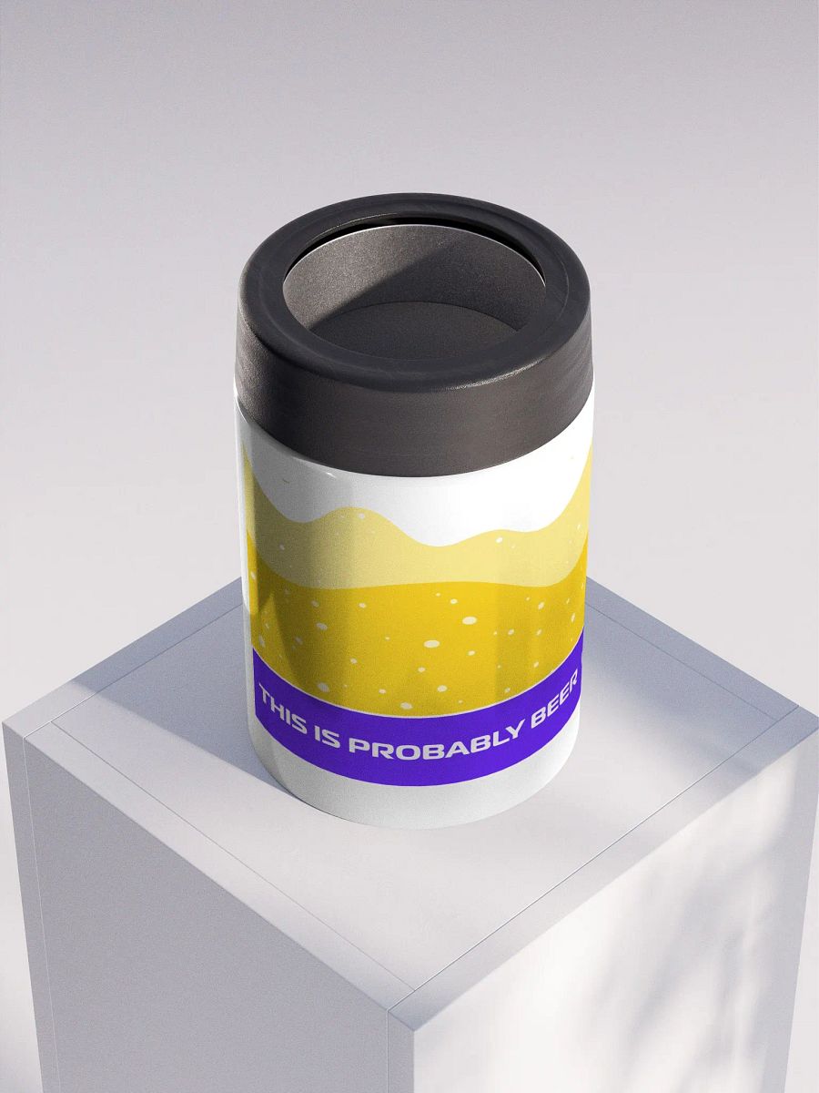 This Is Probably Beer Stainless Steel Koozie product image (4)