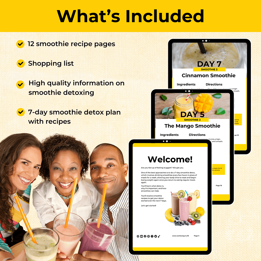 7-day Smoothie Detox Plan with Recipes product image (2)