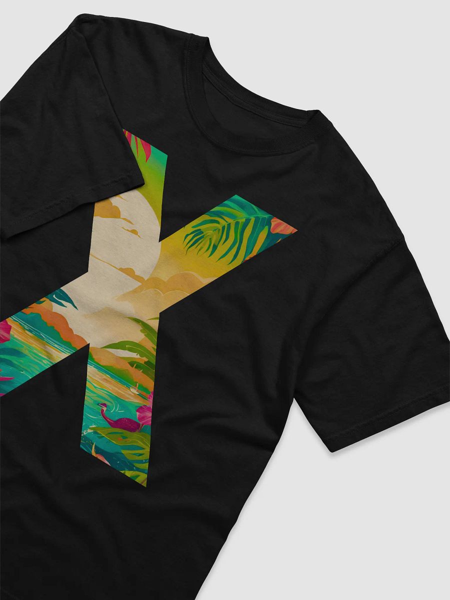 Tropical Sunset Paradise T-Shirt (Letter-X) product image (5)