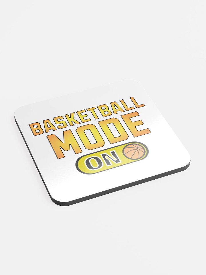 Basketball Mode On Cork Coaster product image (2)