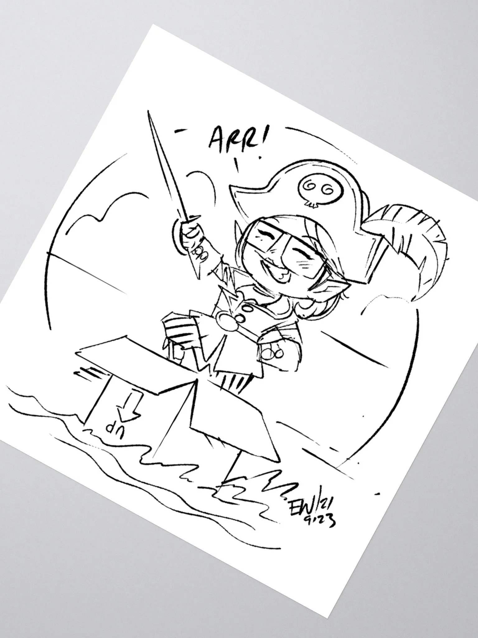 Ahoy me Coloring Crew Steeeker product image (2)