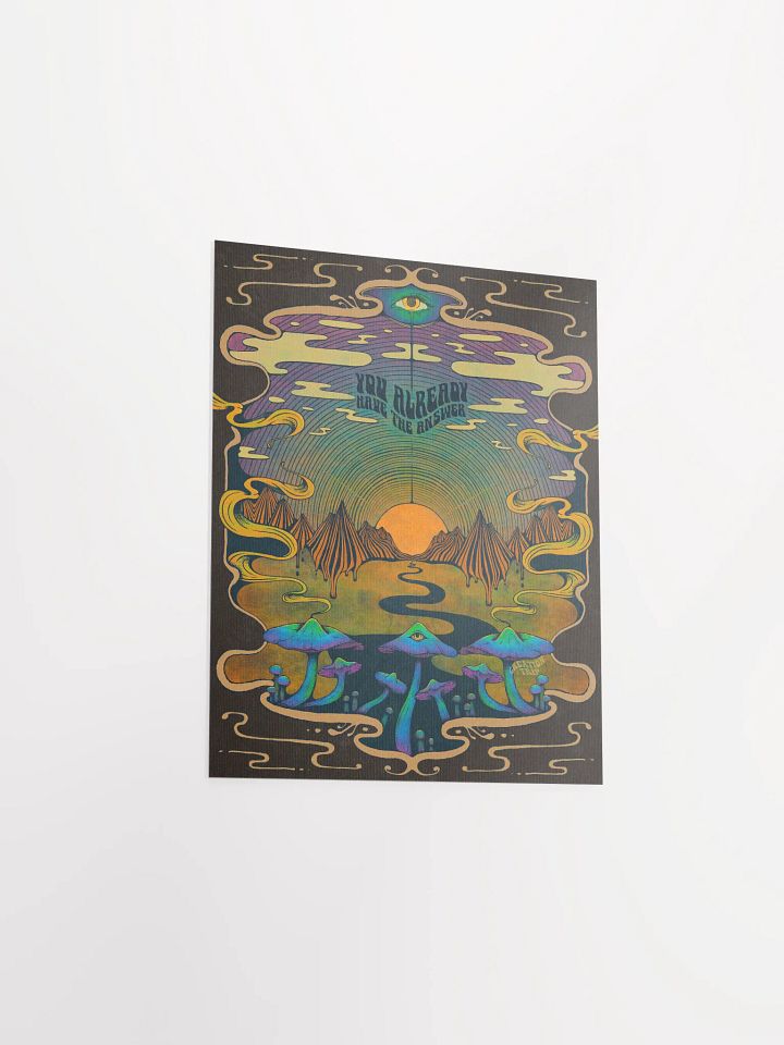 Matte Poster - The Answer product image (2)