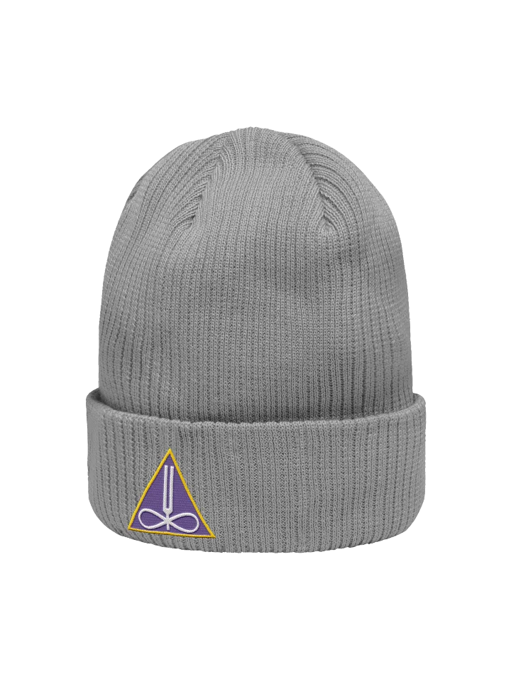 Thinkroot Energy Triangle Organic Beanie Hat (Embroidered) product image (7)