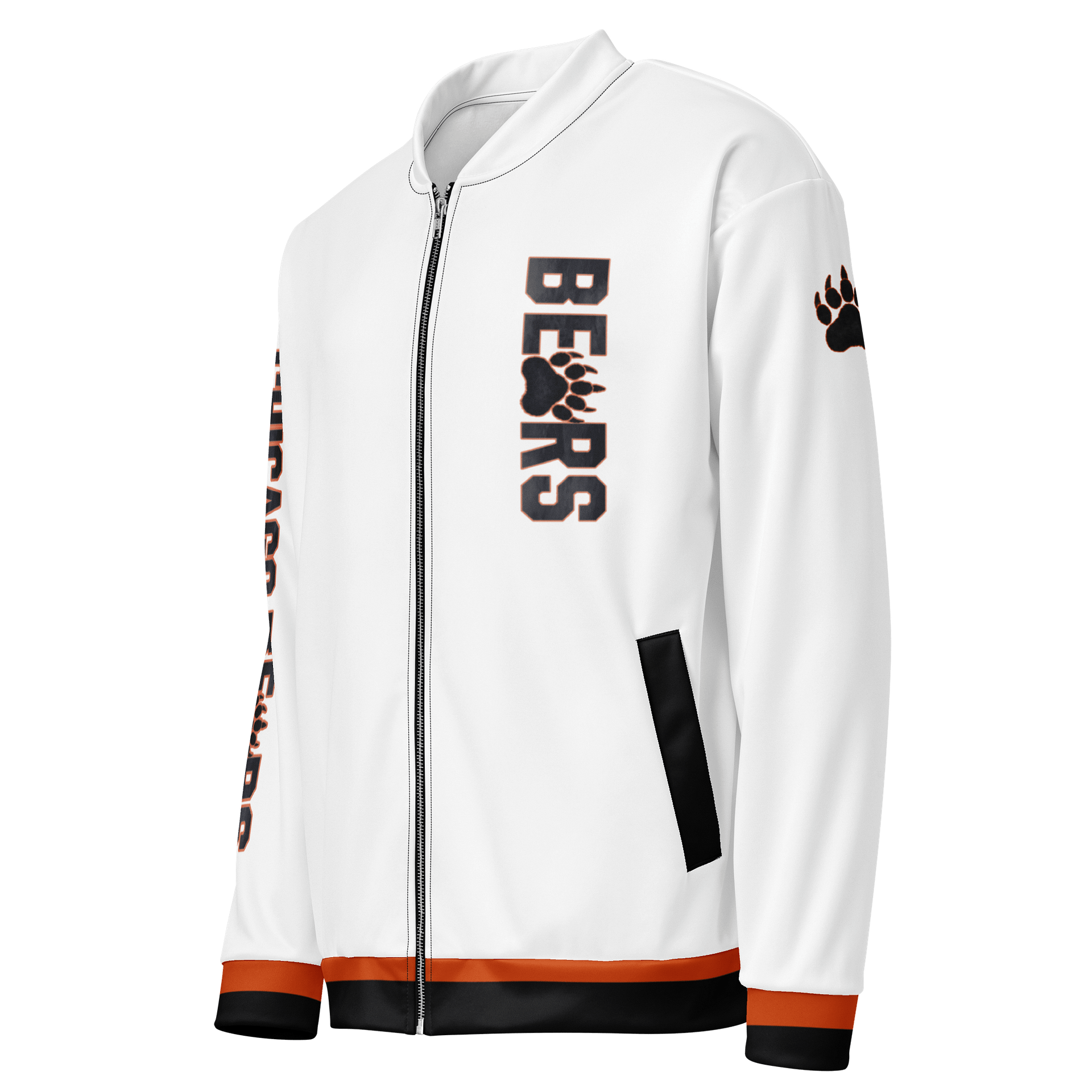 Grizzly Mode™ QB1 Bomber Jacket 🐻🔥 | Chicago Bears | NFL Home Locker product image (3)