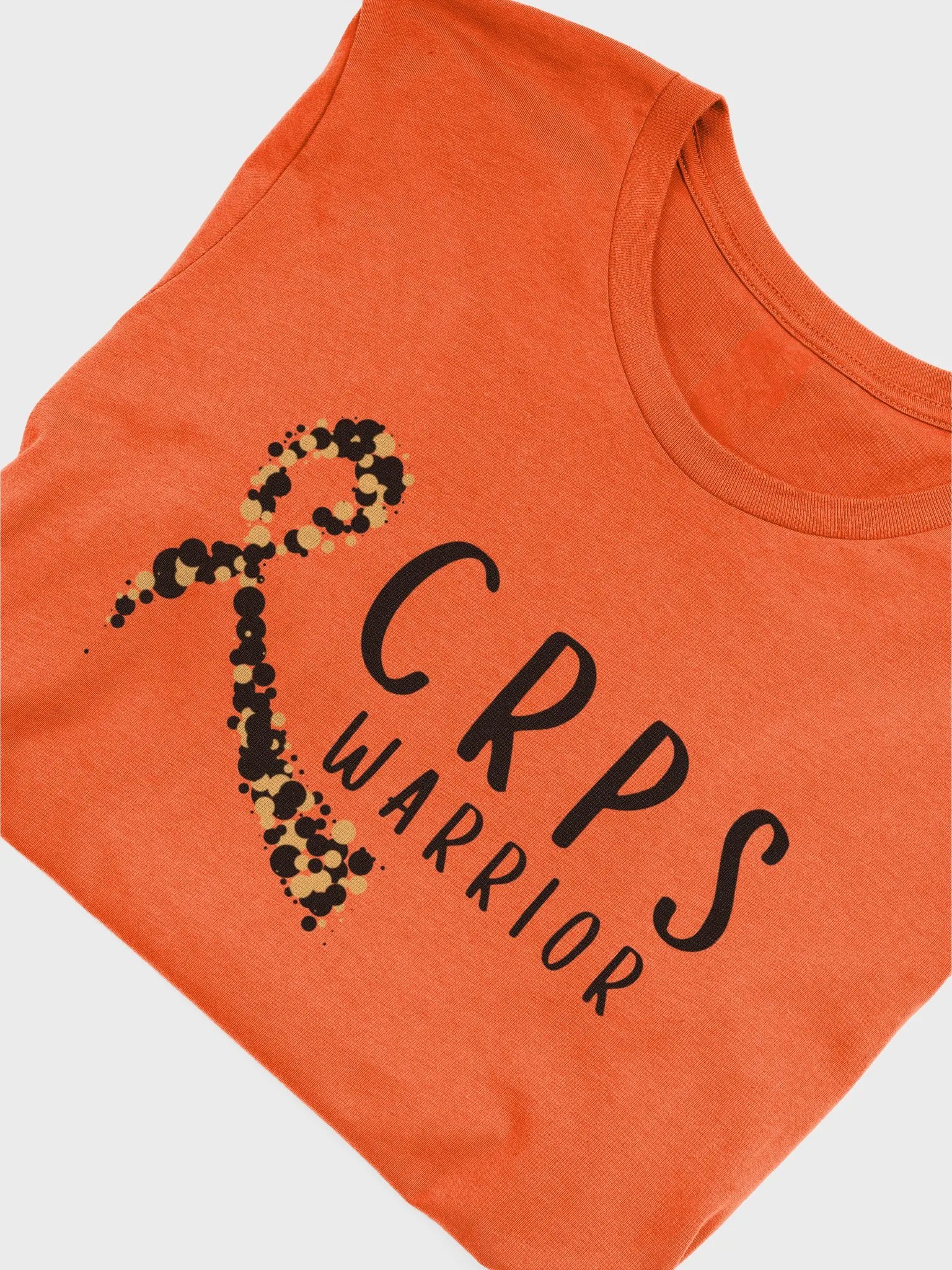 CRPS Warrior Bubble Ribbon DO NOT TOUCH RIGHT Arm 'Supersoft' Orange T-Shirt product image (5)