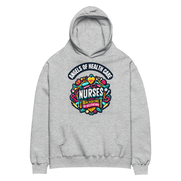 Nurse Tribute Emblem Oversized Hoodie product image (12)