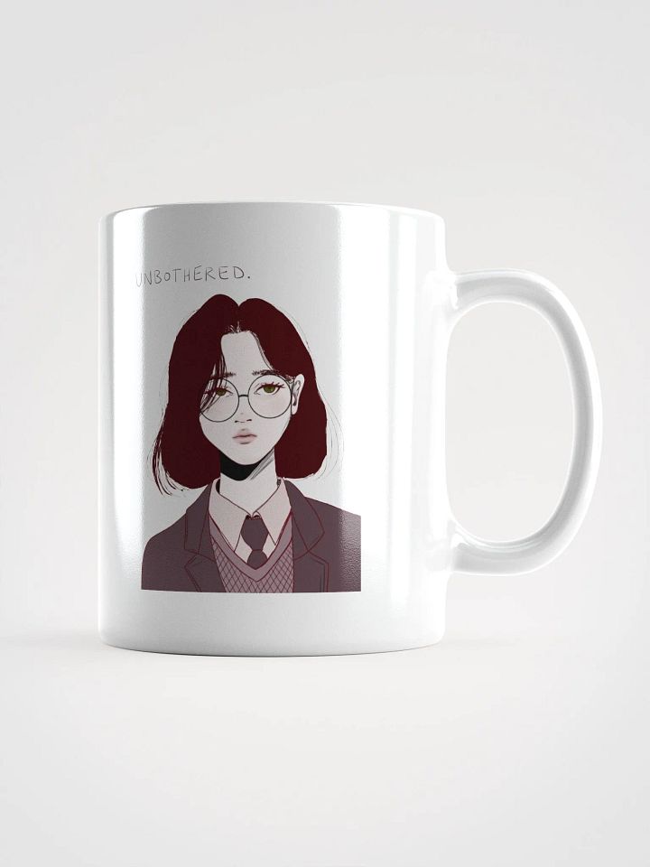 unbothered mug white product image (3)