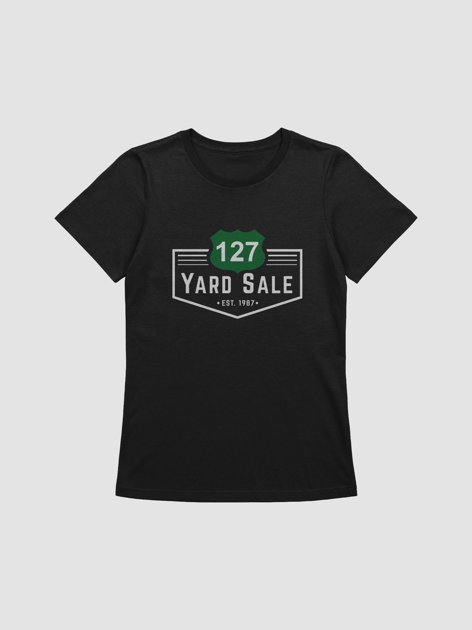 127 Yard Sale (2025) Vintage - Bella+Canvas Women's Supersoft Relaxed-fit T-Shirt - Black product image (1)