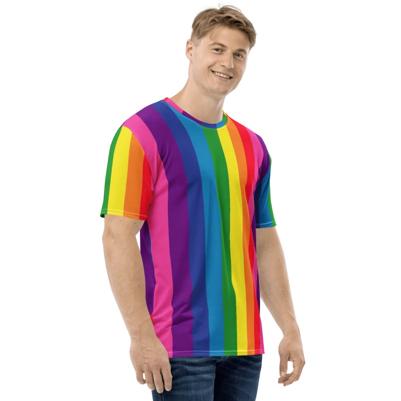 1978 Rainbow Pride Flag = 8-Color - All-Over Print Shirt product image (3)