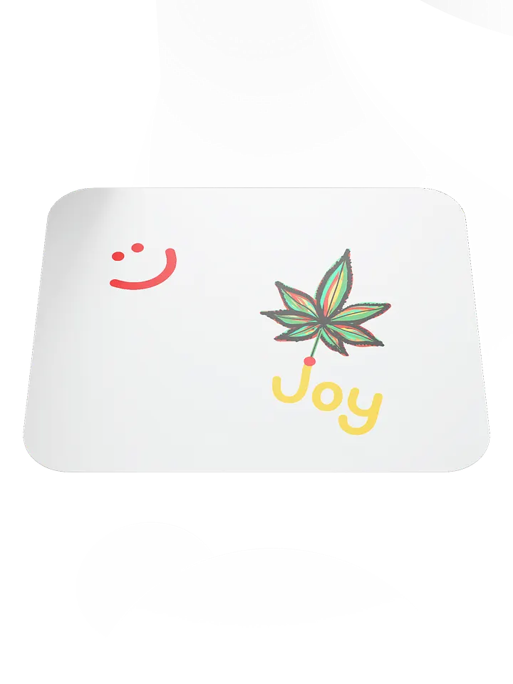 Joy Leaf White Mouse Pad product image (1)