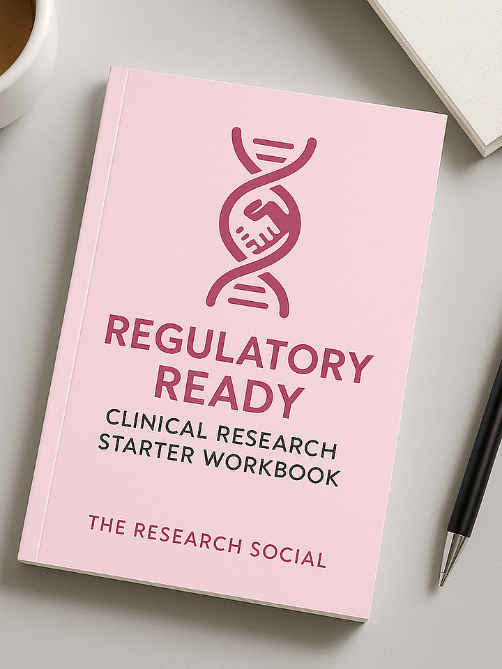 Regulatory Ready: Clinical Research Starter Digital Workbook- Instant Download product image (1)