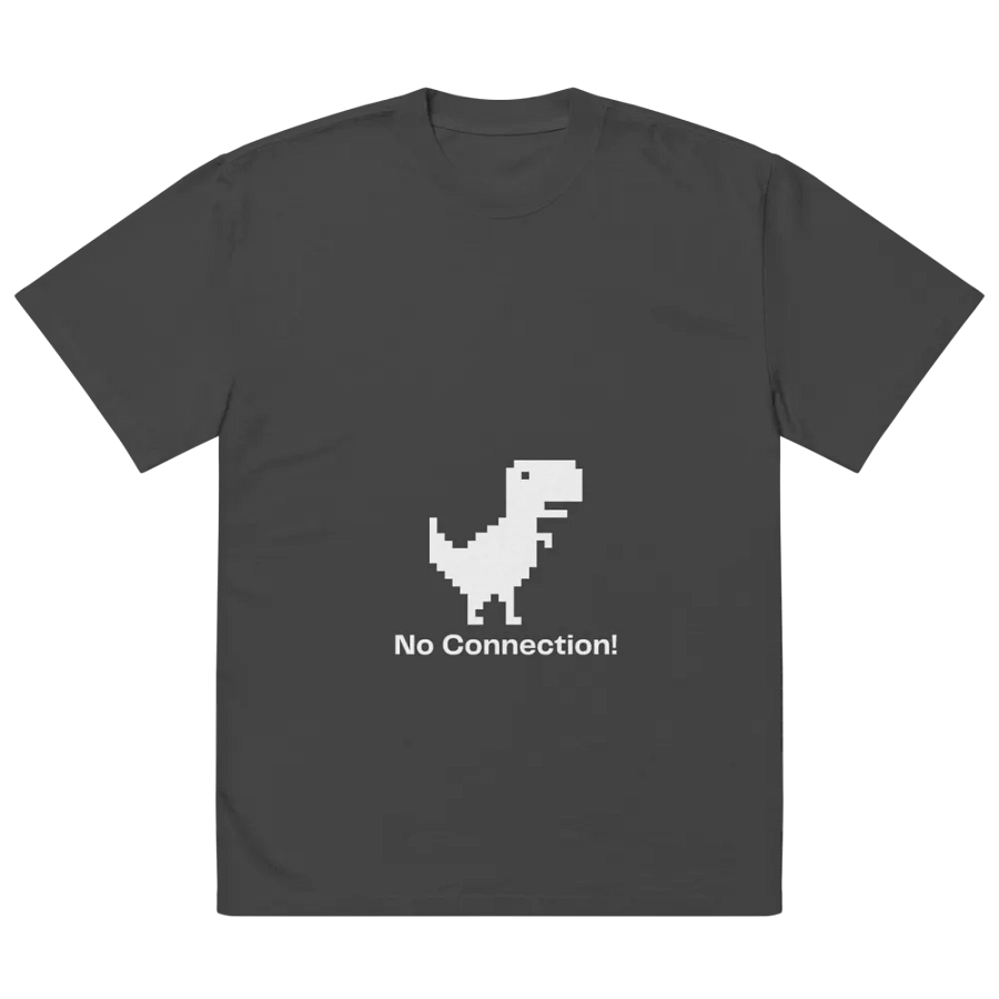 Vintage Pixel Dino Oversized Tee product image (3)