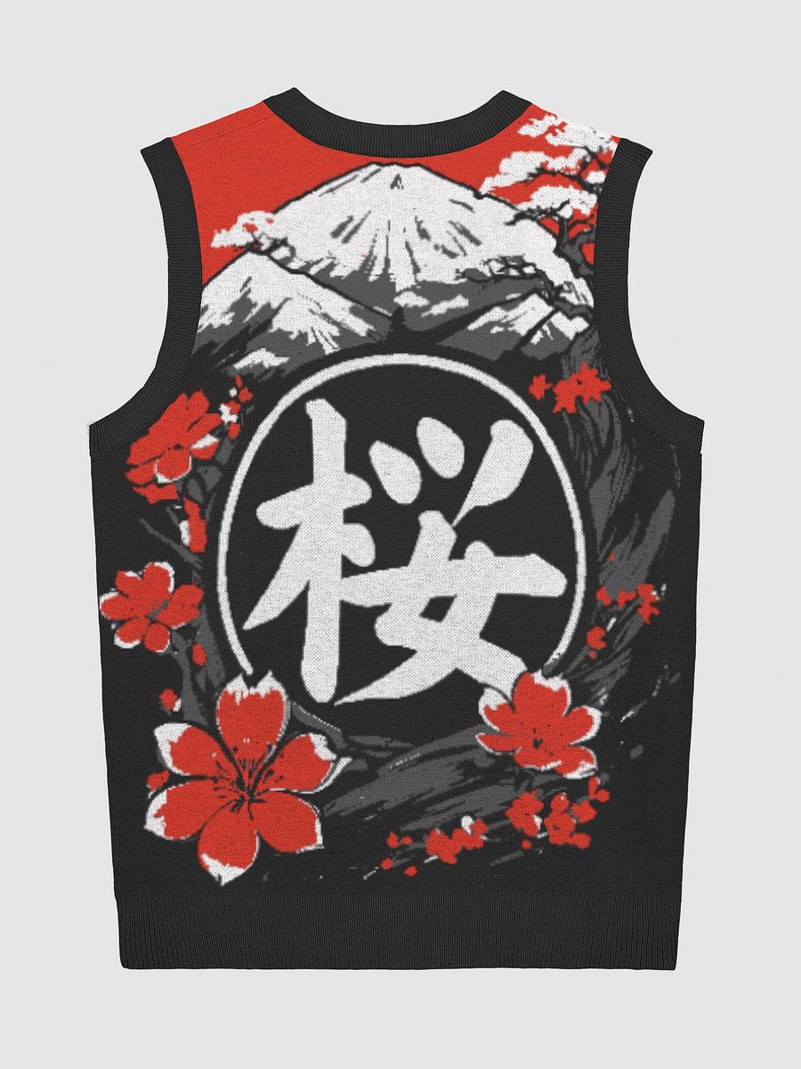 Fuji Blossom V-Neck Vest product image (2)