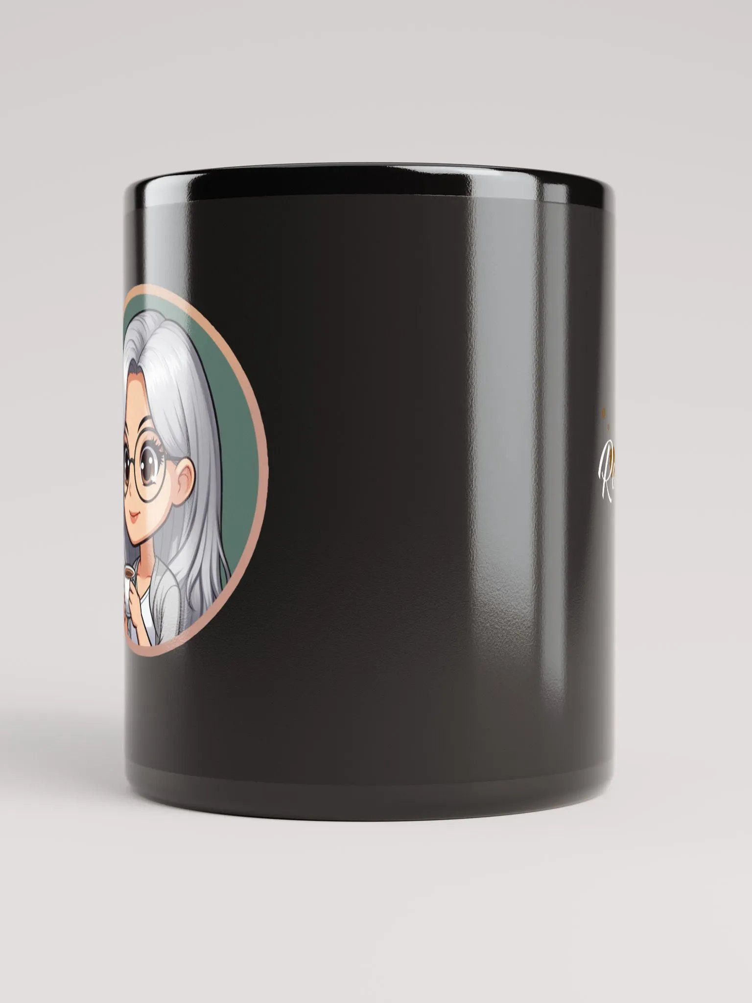 Double Logo Mug in Black product image (5)