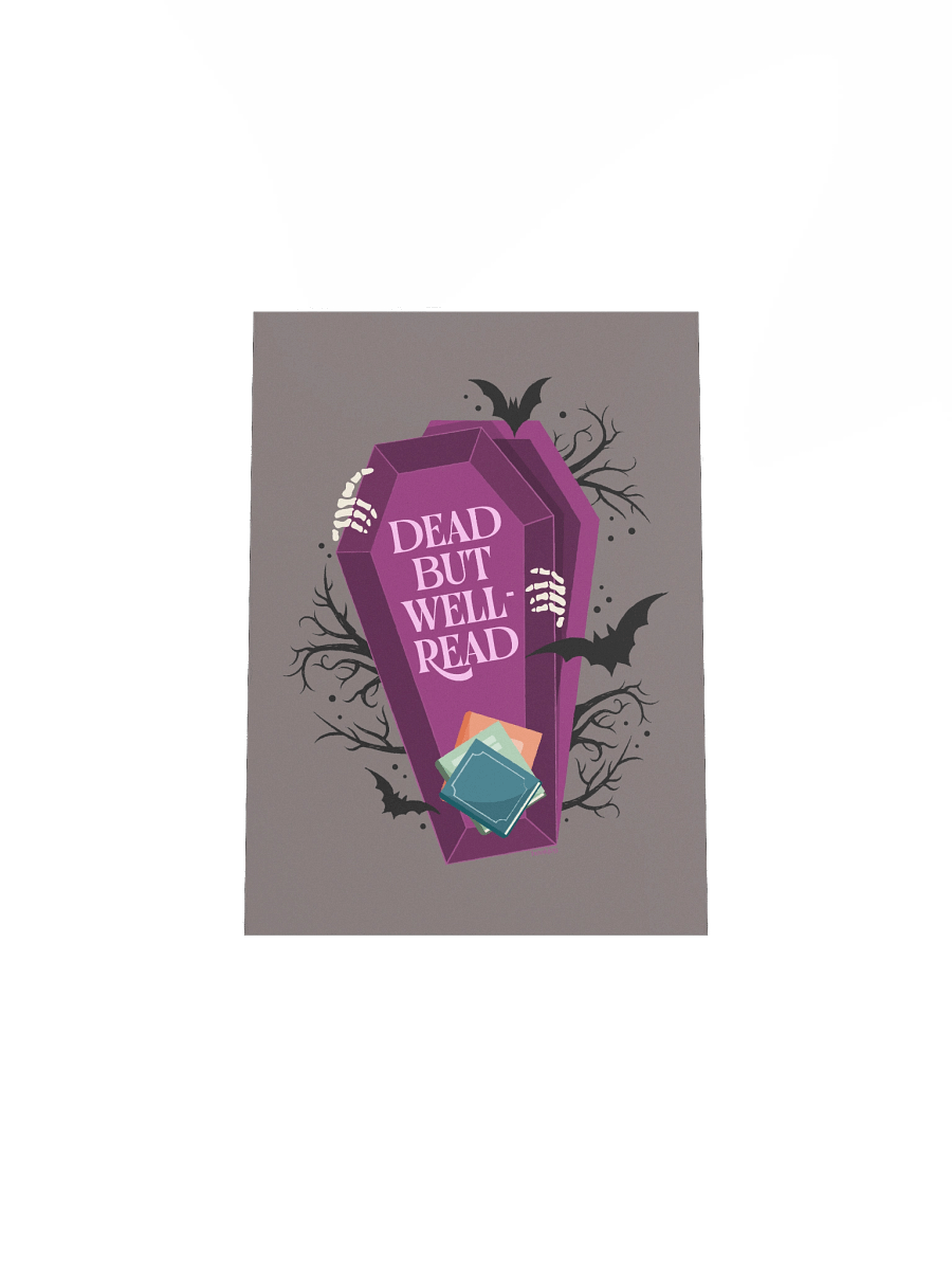 Dead But Well-Read Print product image (4)