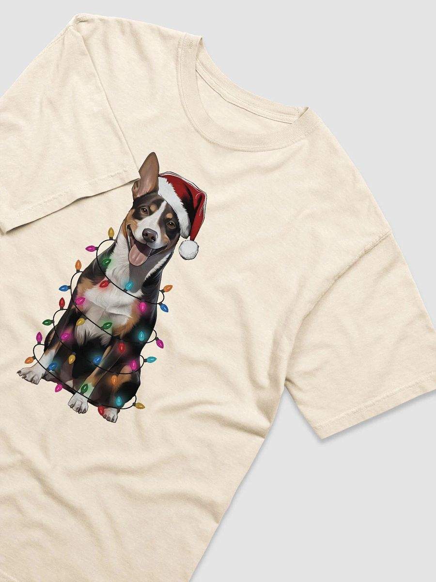 Funny Basenji(Tricolor) Christmas T-Shirt for Basenji Paw-rents product image (21)