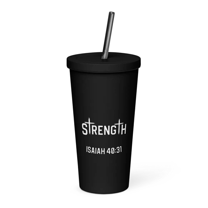 Strength 20 oz. Insolated Cup: Black product image (1)