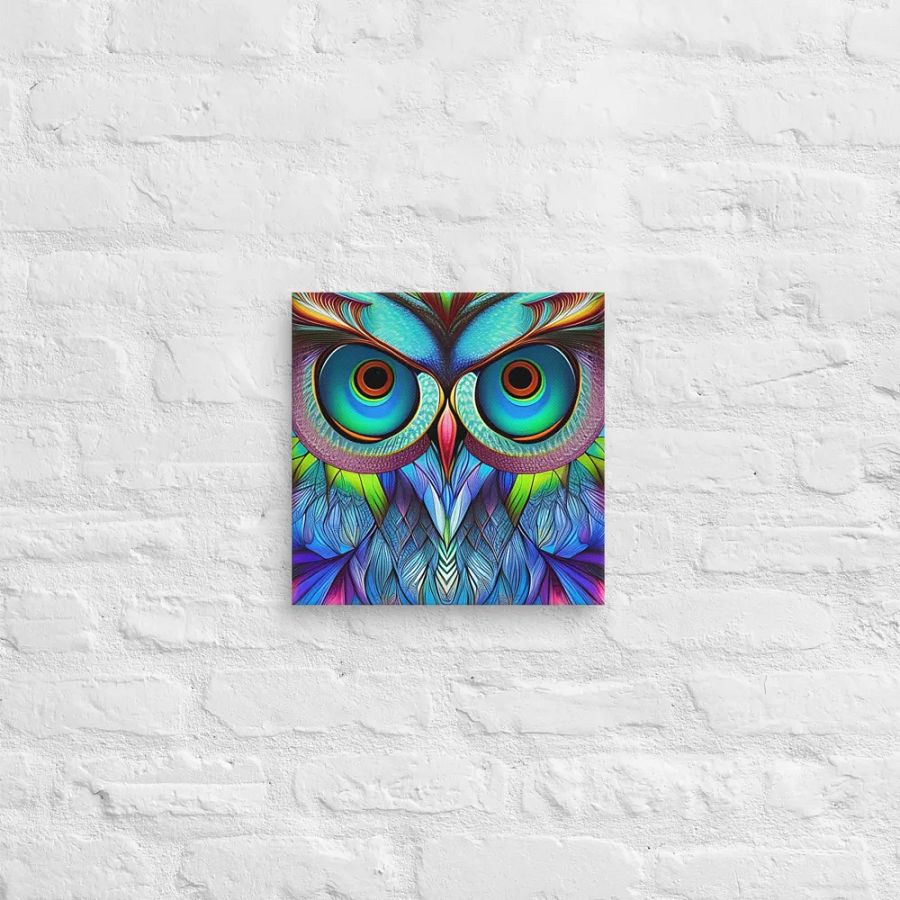 Fantasy Fractal Owl Art - v8 product image (12)