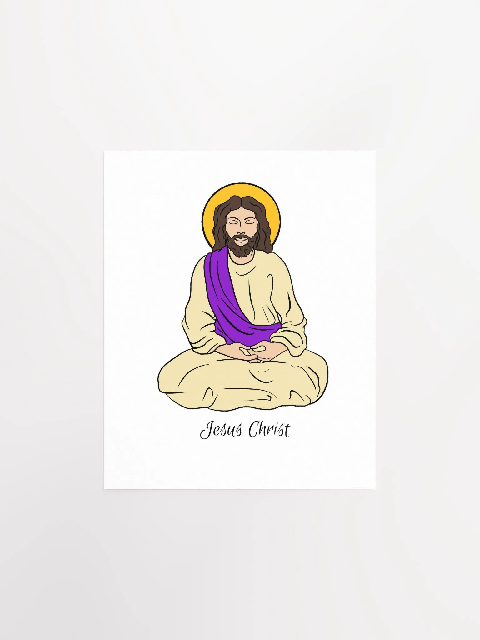 Jesus Meditating 8x10 Print product image (1)
