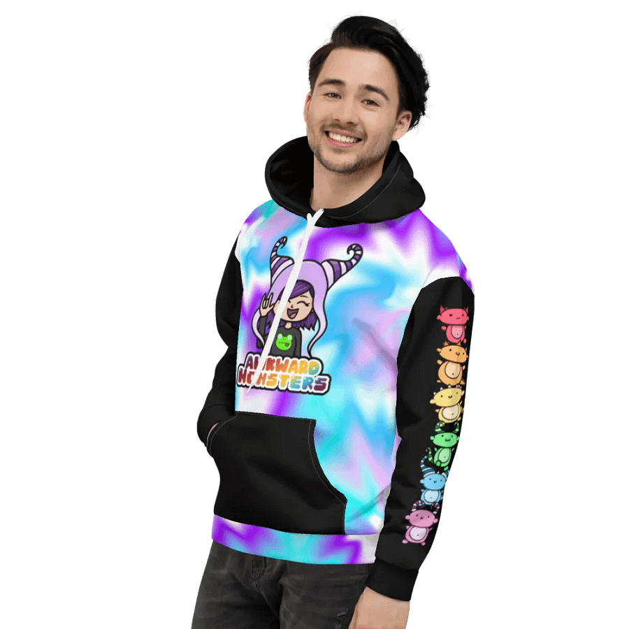 AwkwardMonsters Logo Tie-Dye Hoodie product image (3)