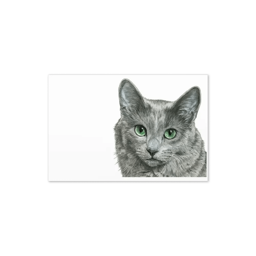 Russian Blue Cat - Card product image (8)