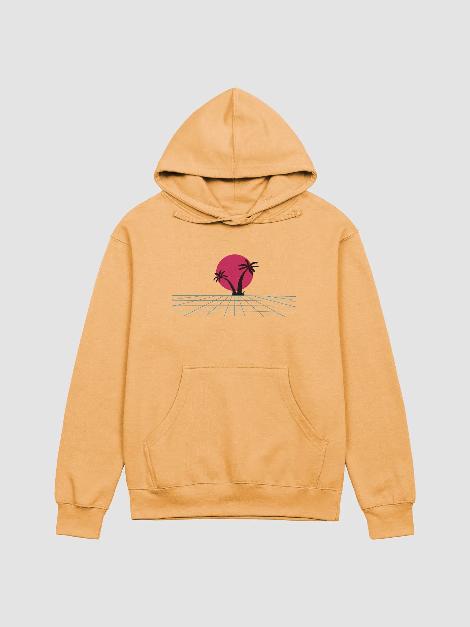 Retro-Futuristic Sunset Hoodie product image (1)