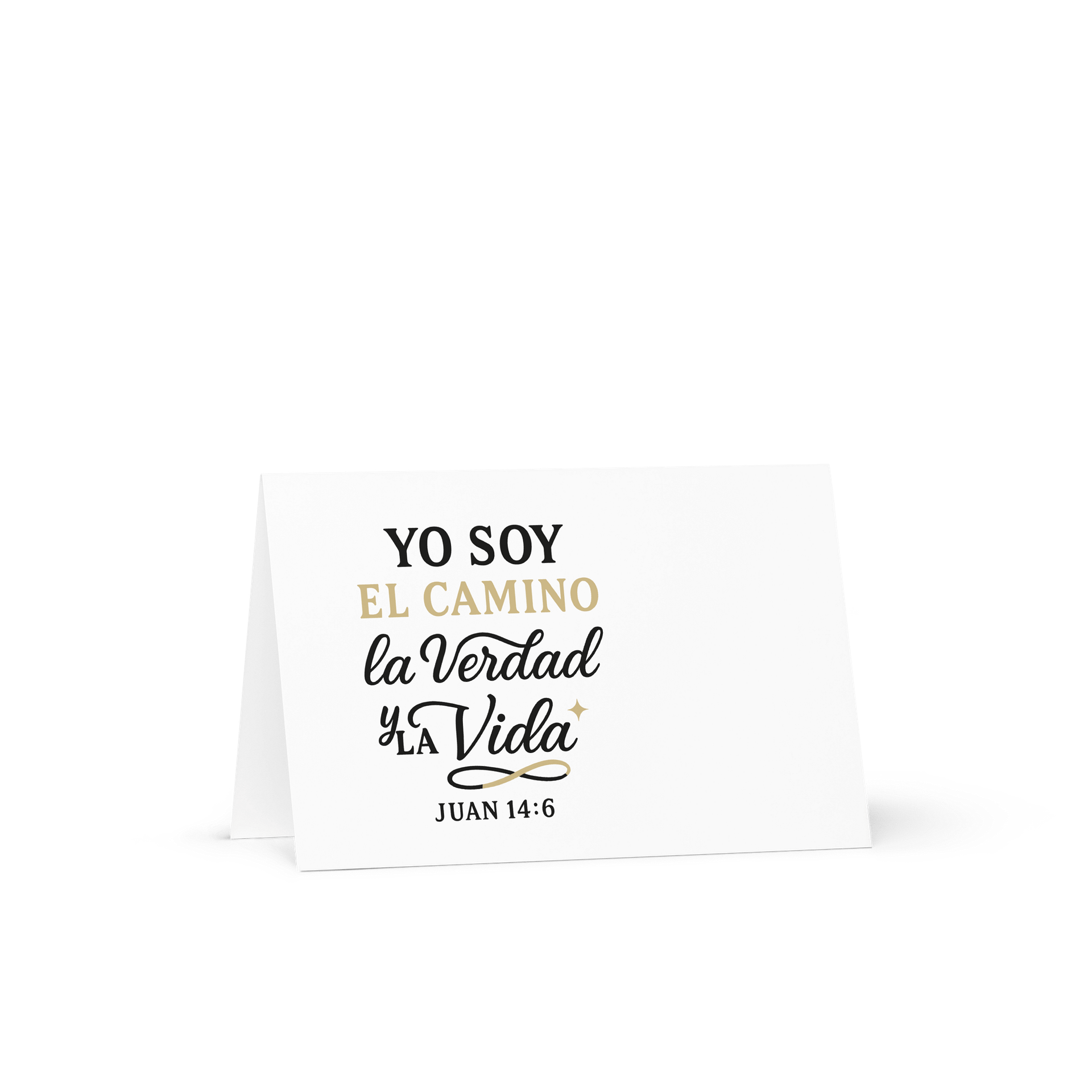 Spanish Christian Greeting Card – “Yo Soy el Camino, la Verdad y la Vida” – John 14:6 product image (1)