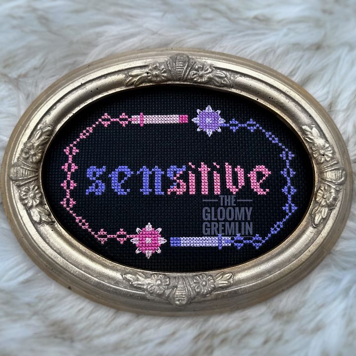 Sensitive - Cross Stitch Pattern product image (1)