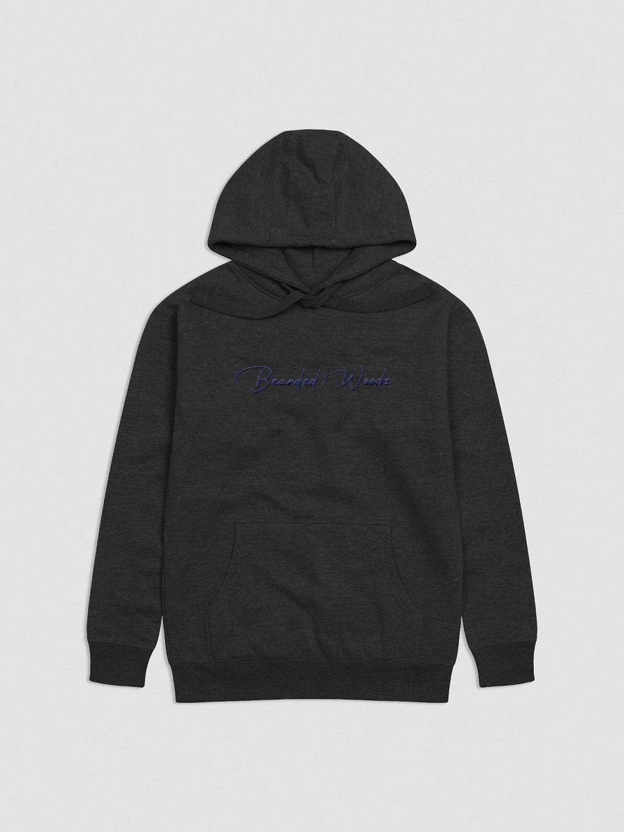 Men's Bearded Woodz Signature Hoodie (Navy Embroidery) product image (1)
