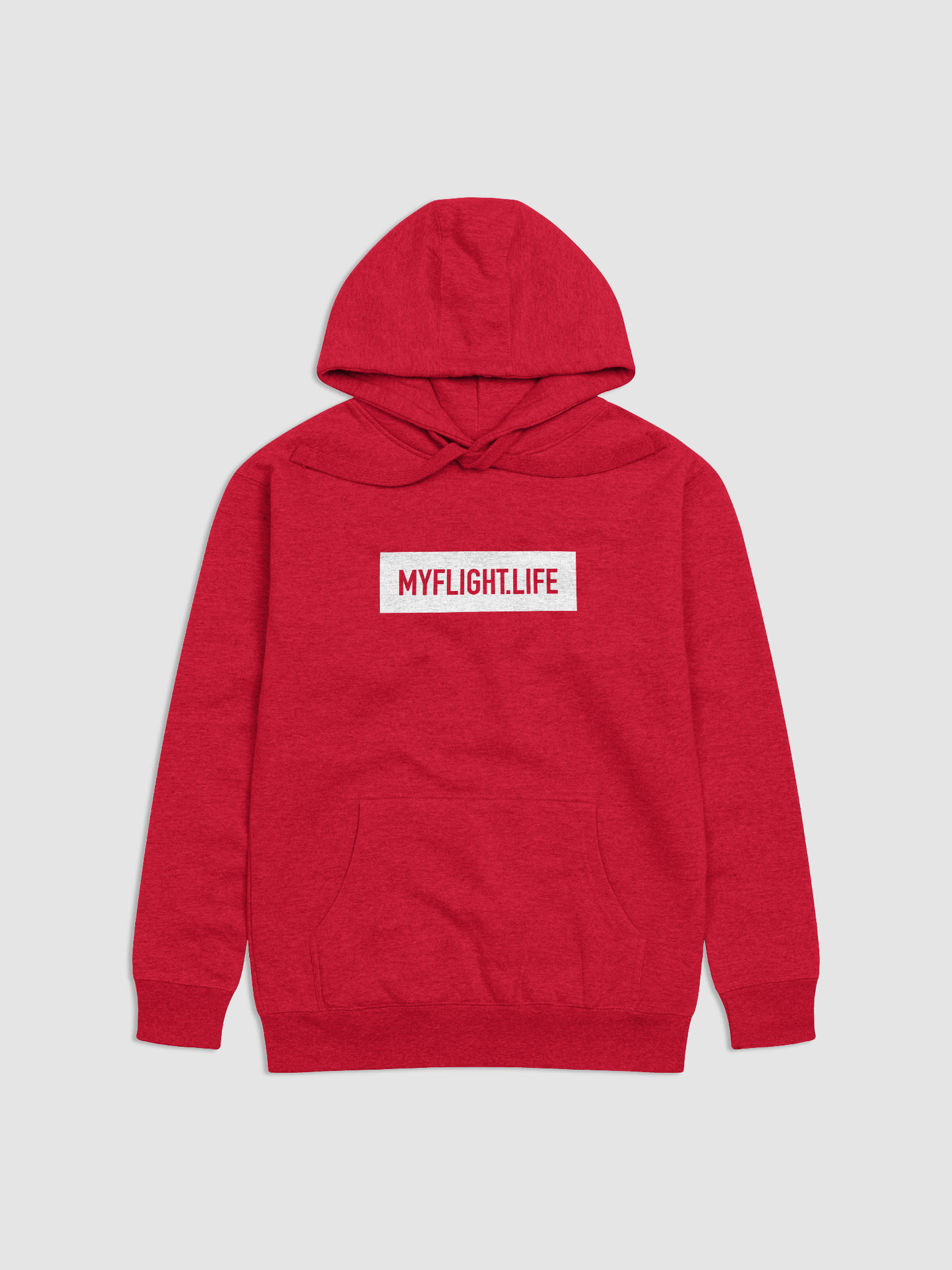 MYFLIGHT.LIFE RED | Hoodie For Flight Journal Keepers product image (1)