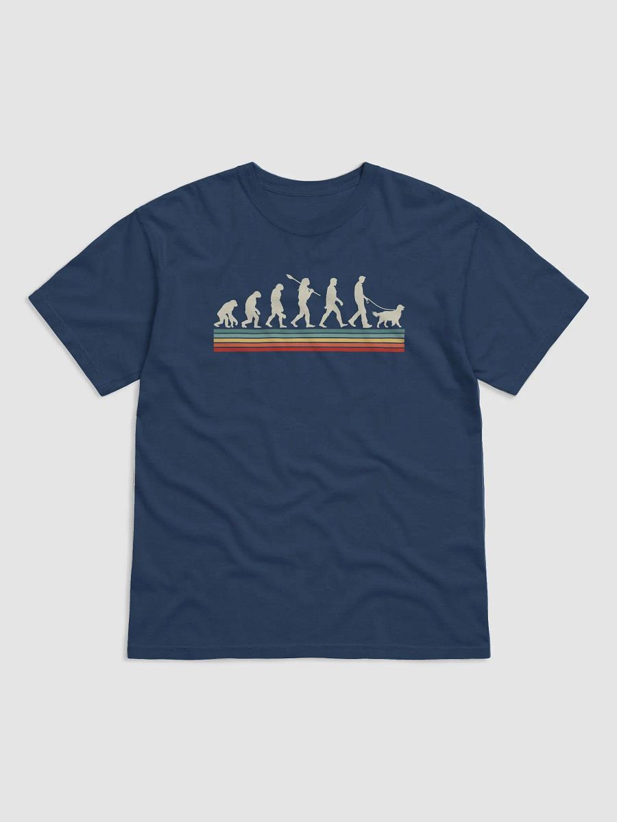 The Evolution of a Dog Lover T-Shirt with a Golden Retriever | Funny Retro T-Shirt for Golden Retriever Paw-rents product image (14)