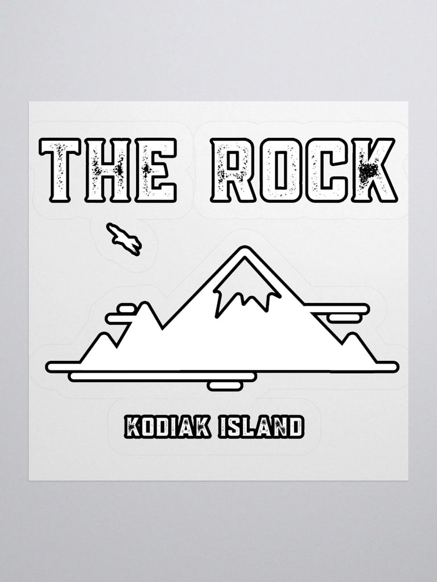 The Rock Sticker (White) product image (2)