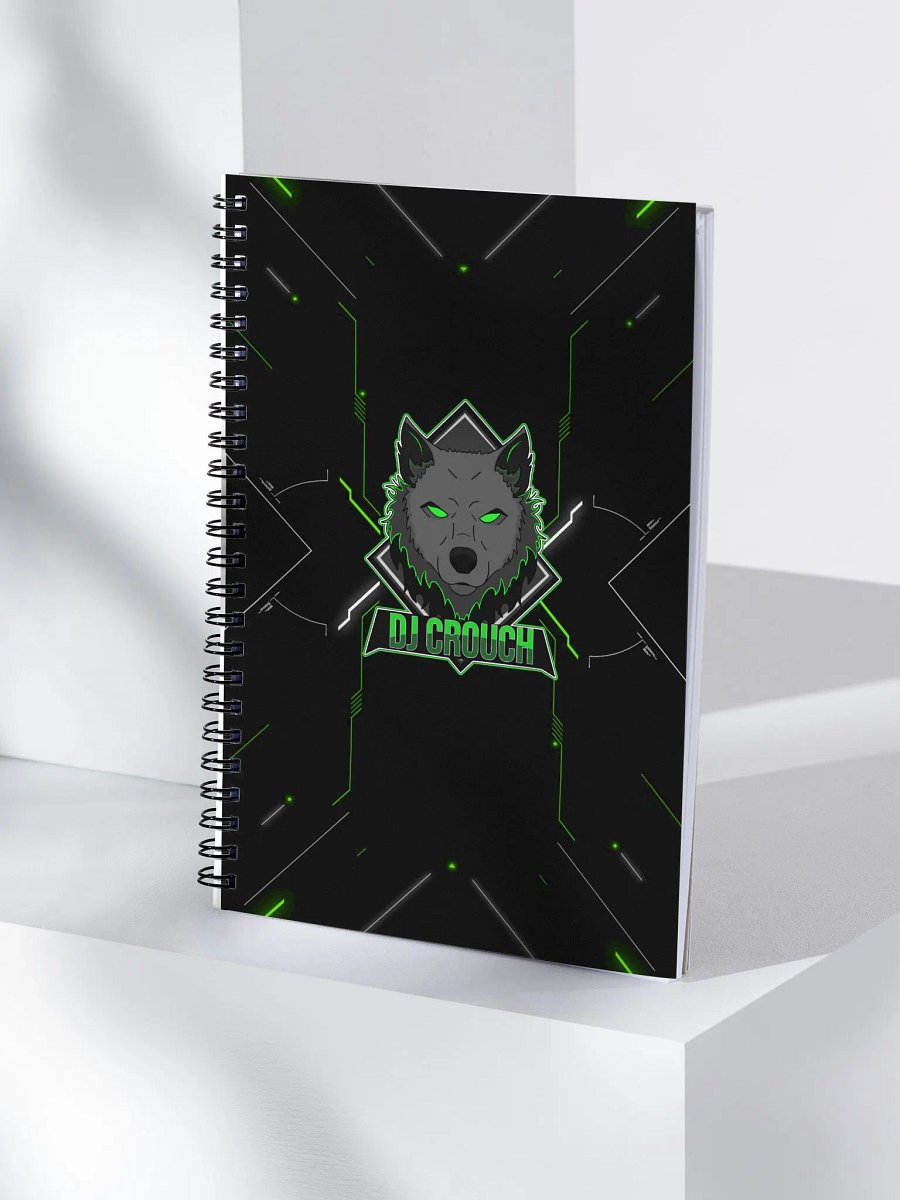 Futuristic Circuit Board Spiral Notebook product image (4)