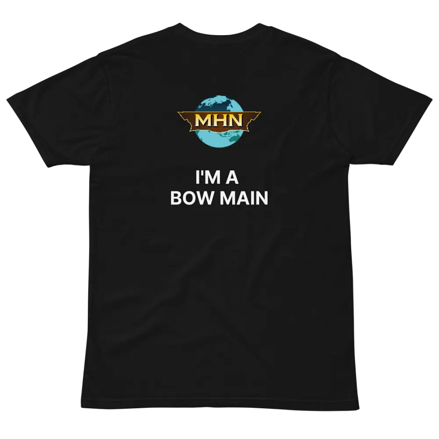 I'm A Bow Main MHN Emblem Unisex T-Shirt Black/Grey/Navy product image (4)