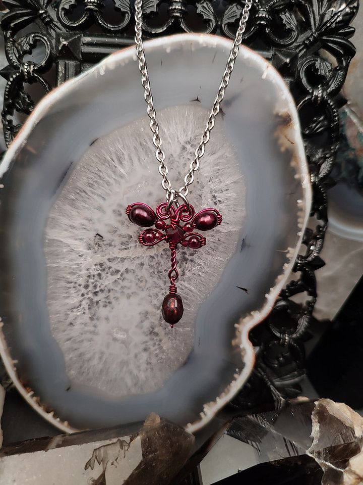 Dragonfly - Burgundy Small product image (1)