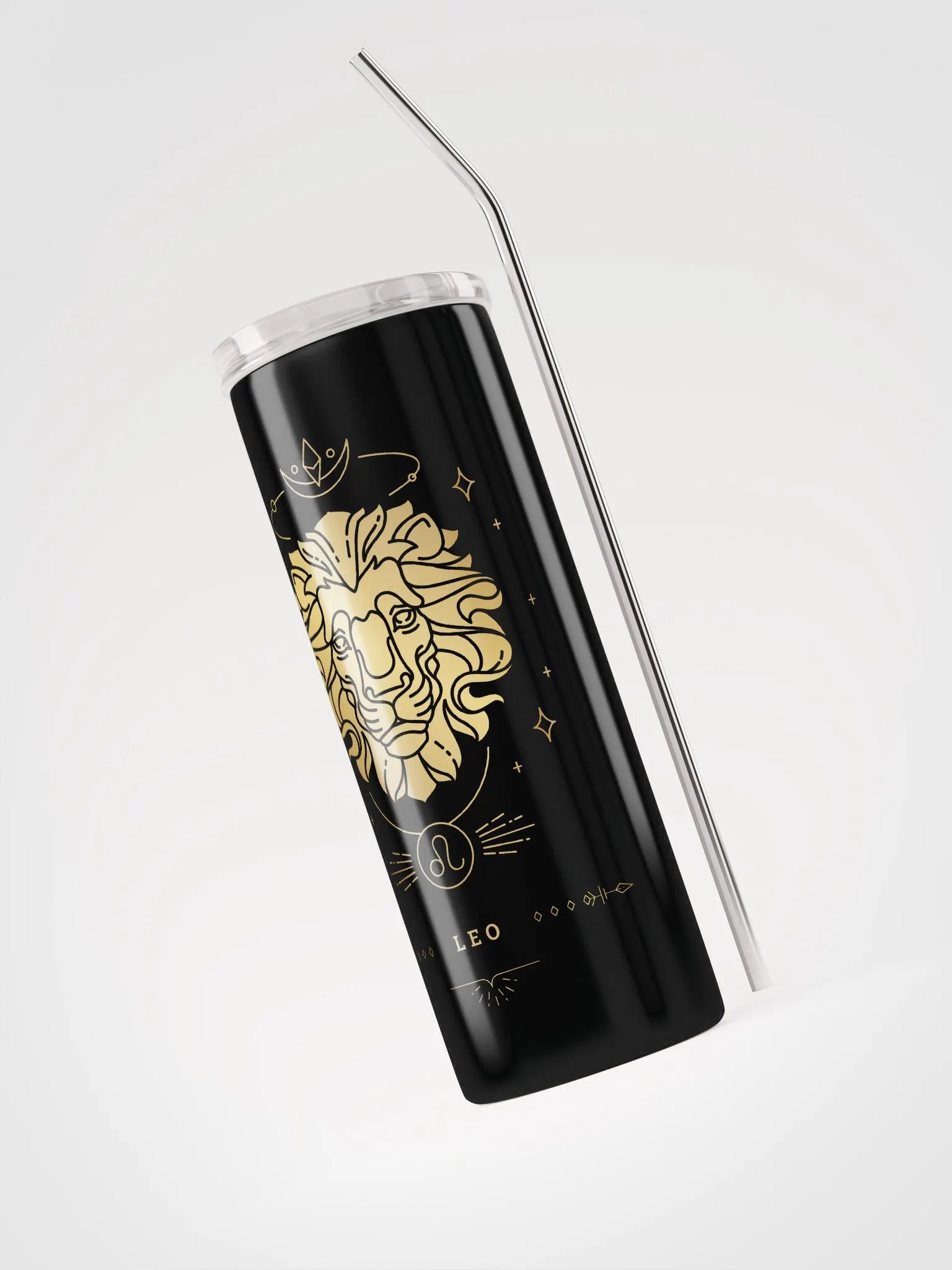 Radiate Leo Pride with our Stainless Steel Zodiac Tumbler | Eco-Friendly, Leo-Inspired Design! product image (3)