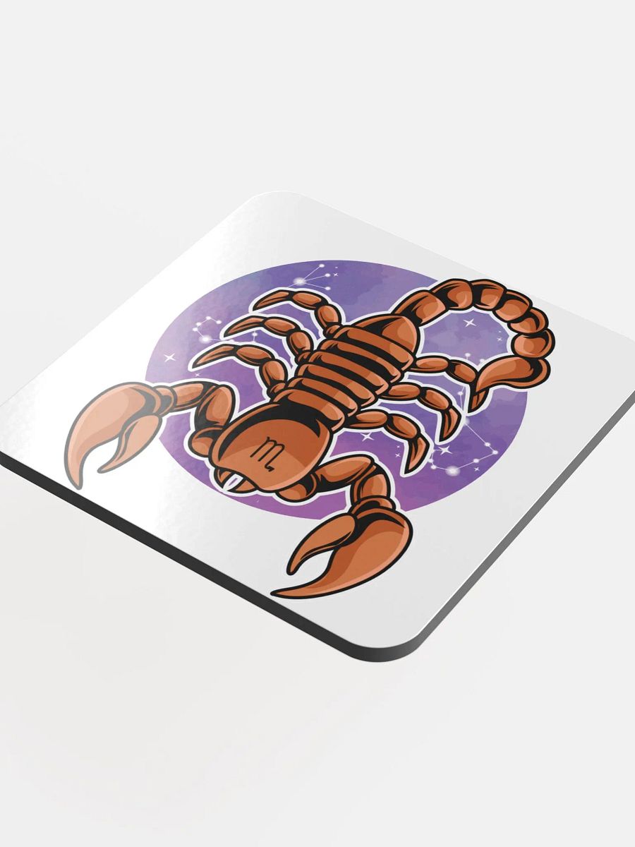 Zodiac Scorpion Cork Coaster product image (4)