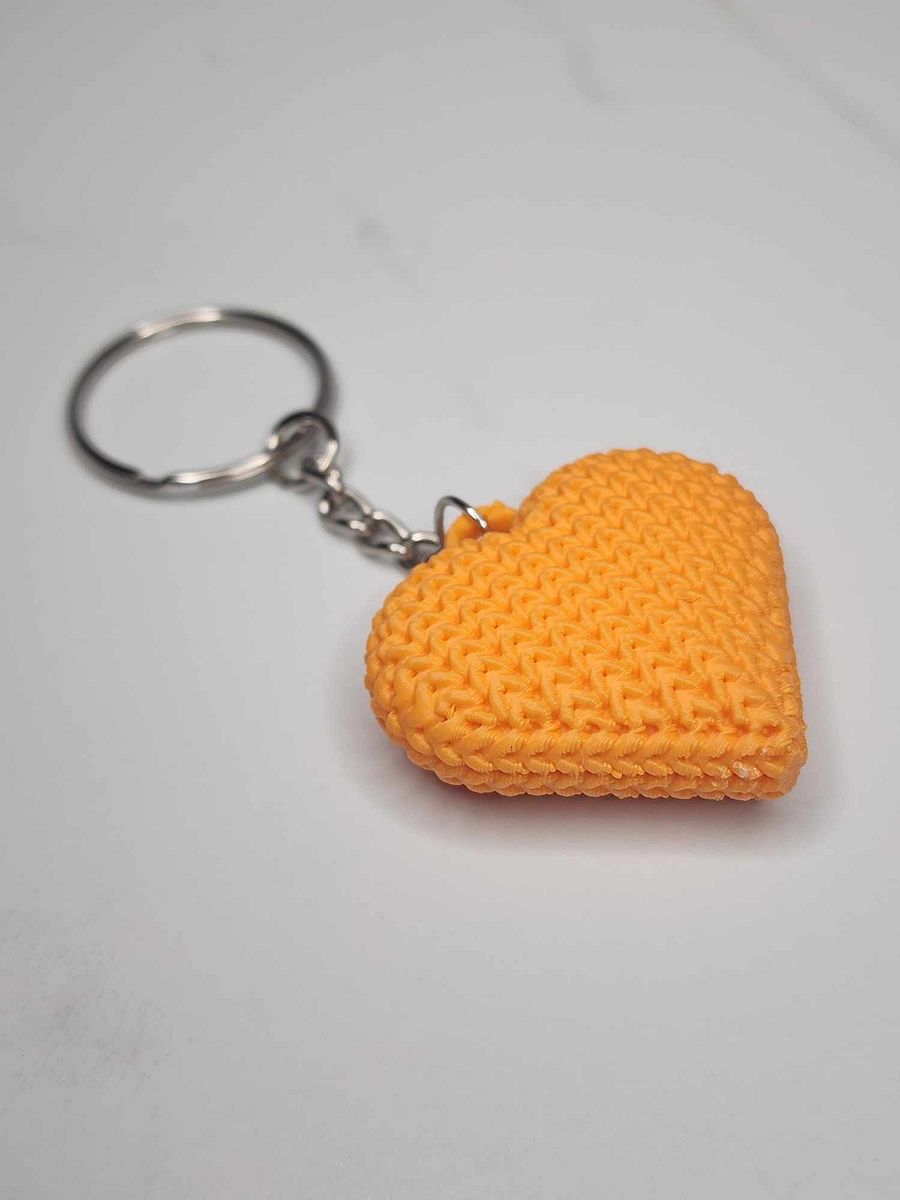 "Knitted" Heart Keychain product image (4)