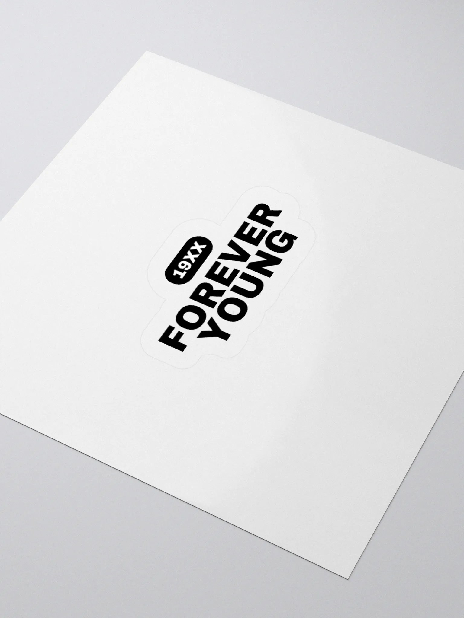 FOREVER YOUNG STICKER product image (3)