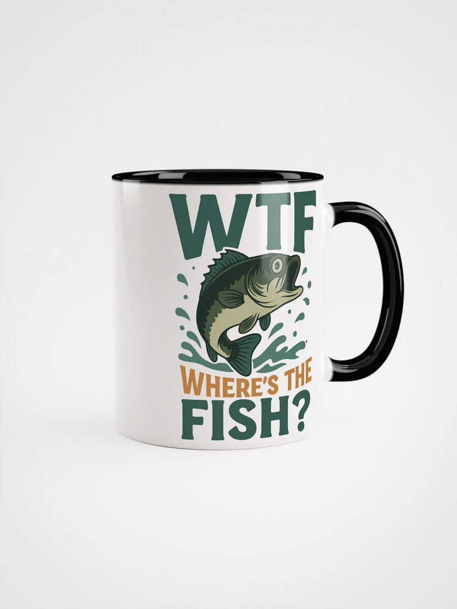WTF Where’s the Fish Mug – Funny Bass Fishing Humor product image (4)