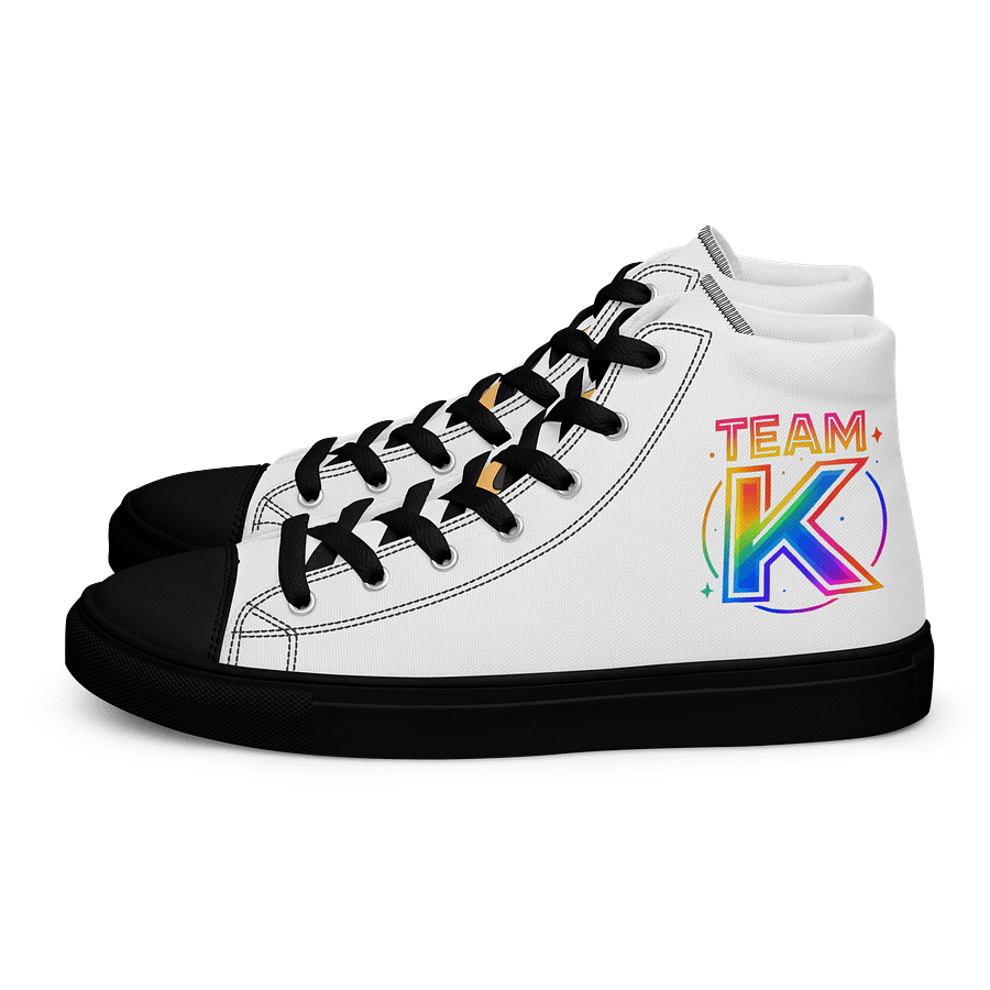 TEAM K Pride 1 Women's High Top Canvas Shoes product image (1)
