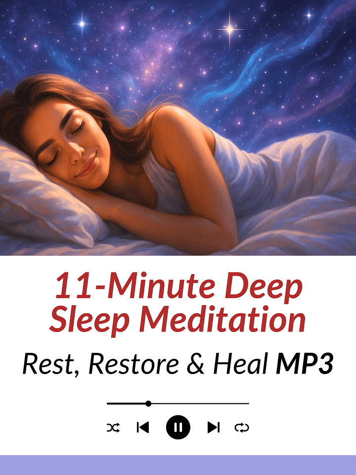 II-Minute Deep Sleep Meditation - Rest, Restore & Heal | MP3 Audio Download product image (1)