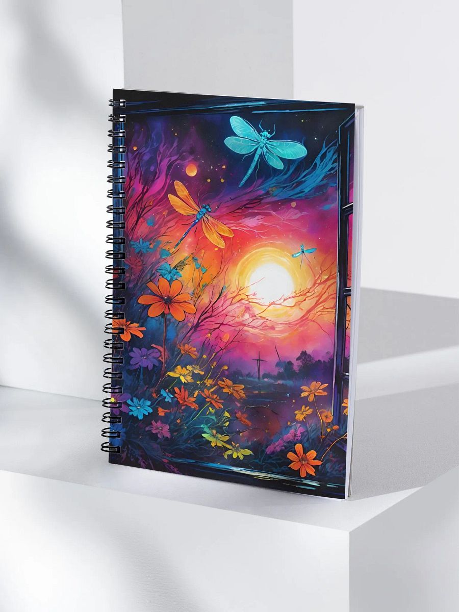 Enchanted Garden Sunrise Spiral Notebook product image (4)